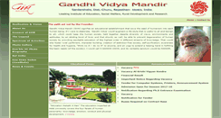 Desktop Screenshot of gandhividyamandir.org.in